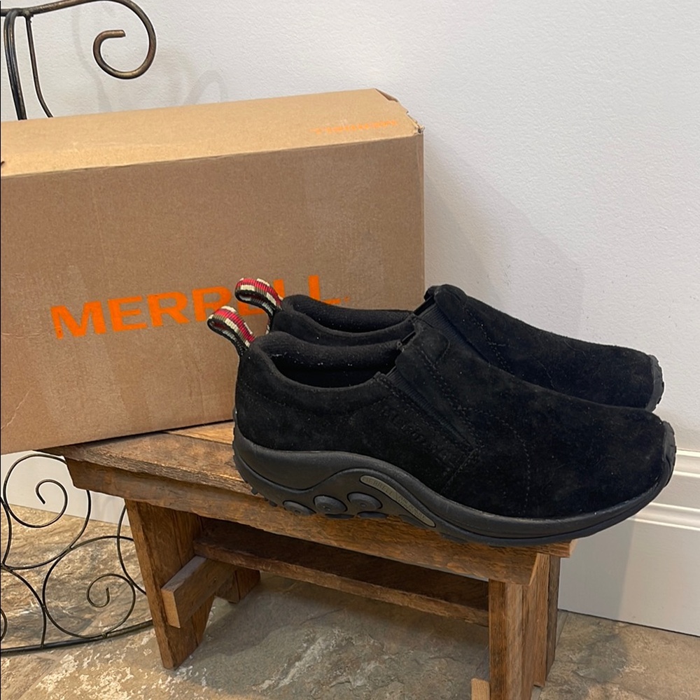 🆕Women’s Jungle Mock Merrell Black Slip-On Shoes